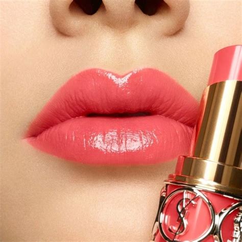 ysl gloss volupte lip gloss rose satine|ysl lipstick rouge volupte.